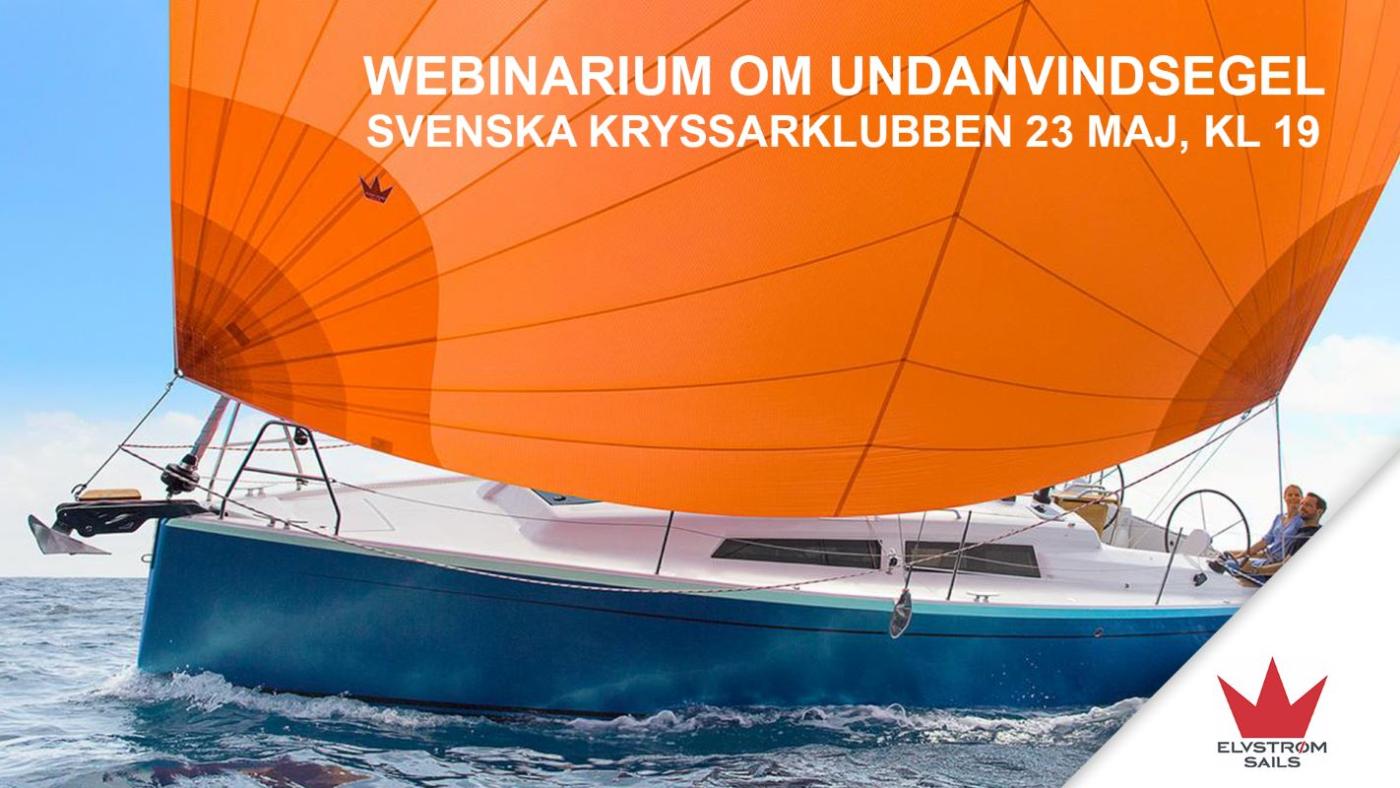 Webbinarium om undanvindssegel med Elvström Sails