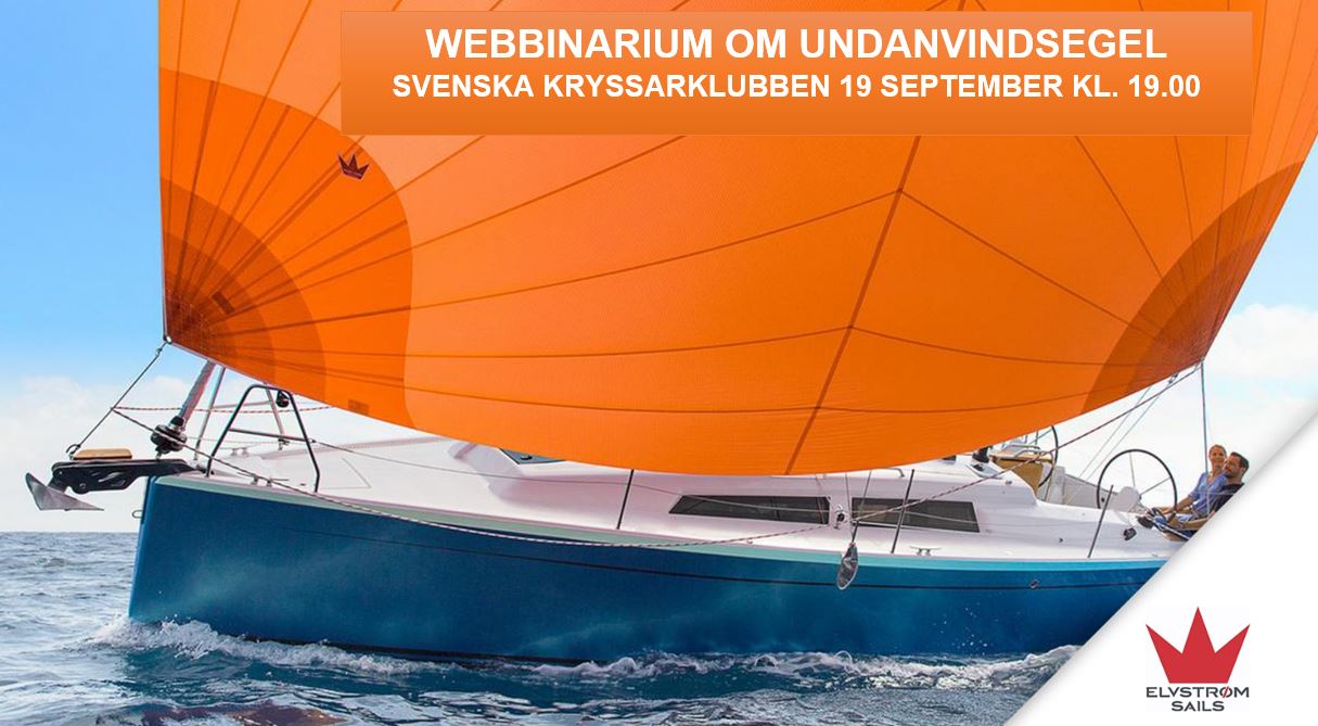 Webbinarium om undanvindssegel med Elvström Sails