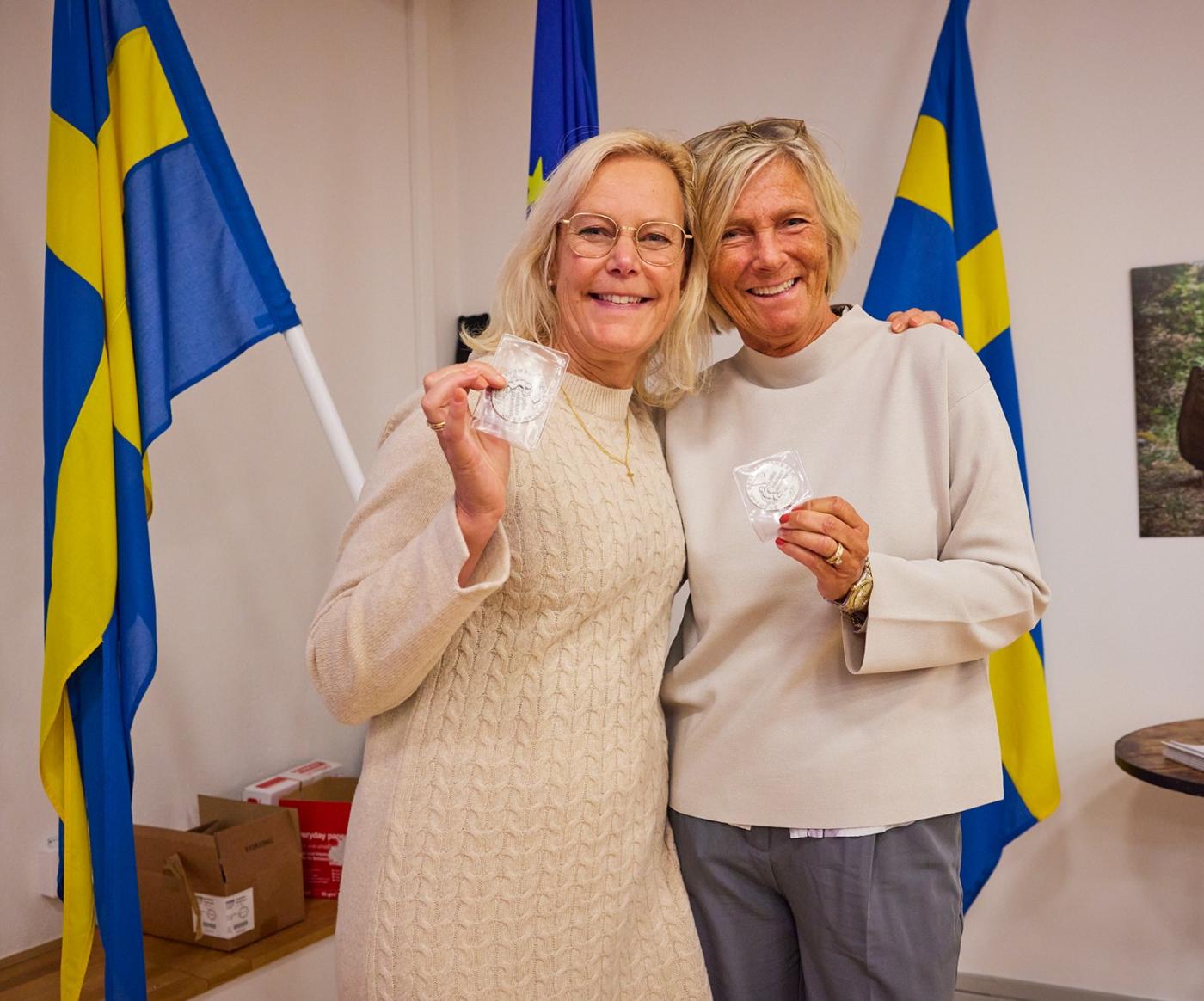 Annika Ahlmark och Helene Pedersen