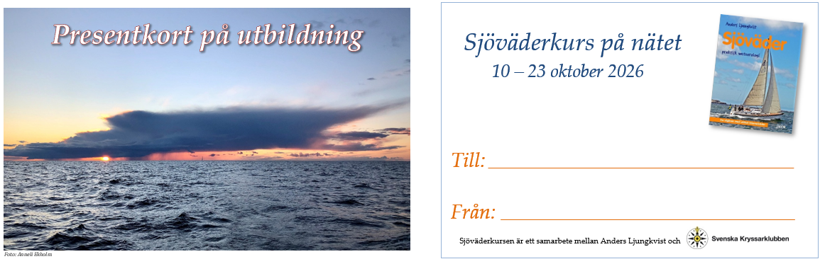 Presentkort Sjöväderkurs 2026