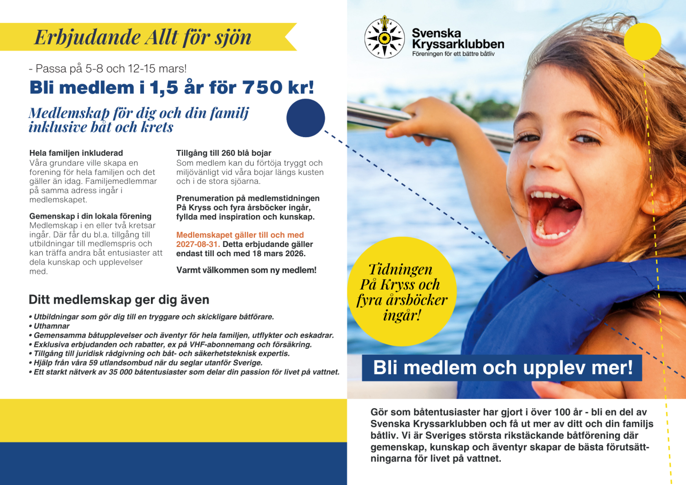 Mässerbjudande på medlemskap