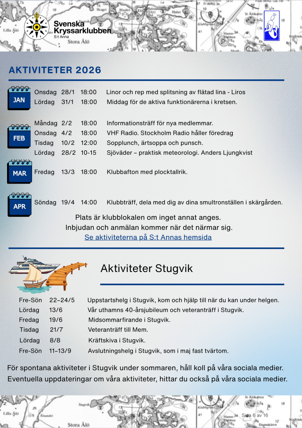 Aktiviteter 2026