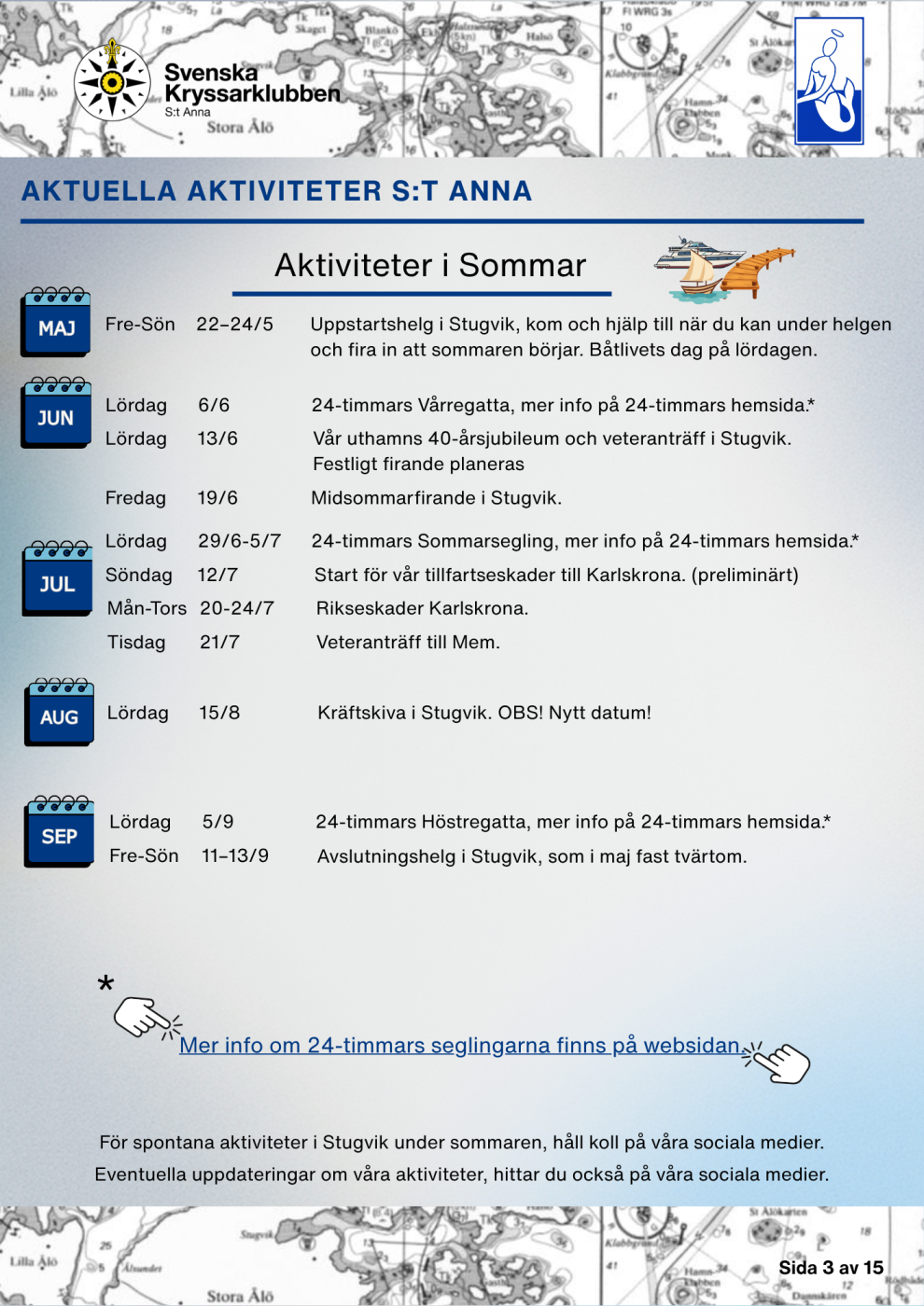 Aktiviteter sommar 26