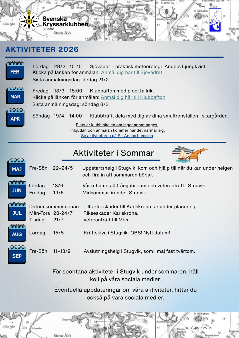 Aktiviteter 2026
