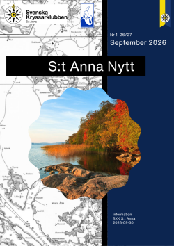 S:t Anna Nytt september 2026