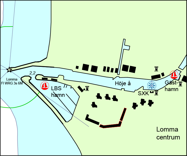 Lomma hamn - Höje å