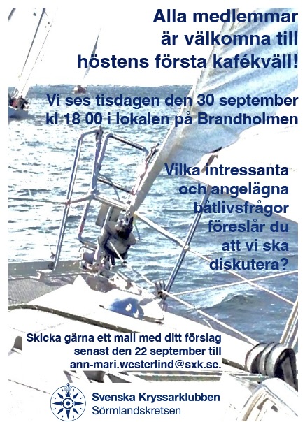 Höstens första kafékväll